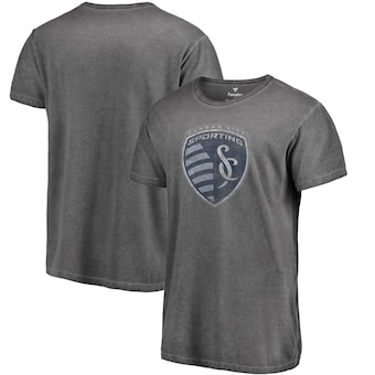 Sporting Kansas City Fanatics Branded Shadow Washed T-Shirt - Black