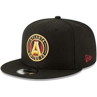 Atlanta United FC New Era Tag Turn 9FIFTY Adjustable Hat - Black