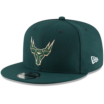 Bucks Gaming New Era NBA 2K Team Color 9FIFTY Snapback Adjustable Hat - Green