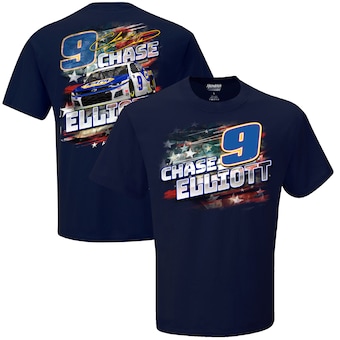 Chase Elliott Hendrick Motorsports Team Collection NAPA Patriotic T-Shirt - Navy