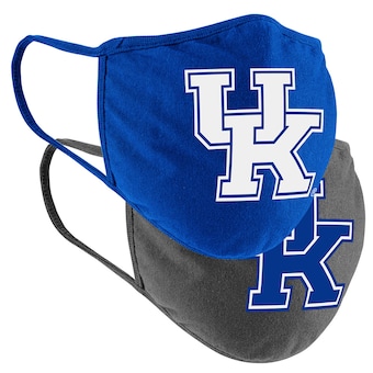 Kentucky Wildcats Colosseum Primary Logo Face Covering (Size Small) 2-Pack