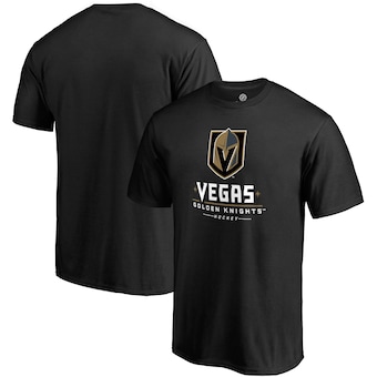 Vegas Golden Knights Fanatics Branded Team Lockup T-Shirt - Black