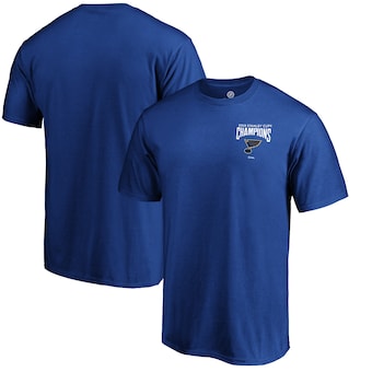 St. Louis Blues Fanatics Branded 2019 Stanley Cup Champions Line Change T-Shirt - Royal