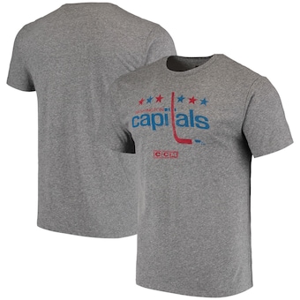 Washington Capitals CCM Heritage Tri-Blend T-Shirt - Heathered Gray