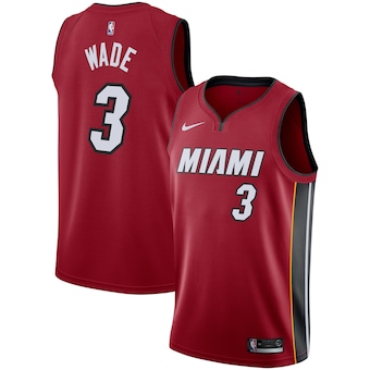 Dwyane Wade Miami Heat Nike Replica Swingman Jersey - Statement Edition - Red