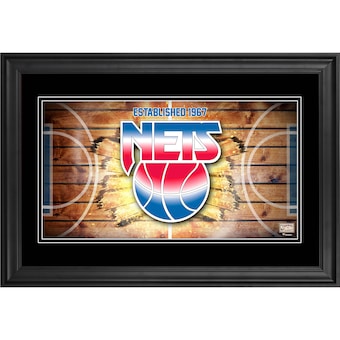 New Jersey Nets Fanatics Authentic Framed 10" x 18" Hardwood Classics Panoramic Photograph