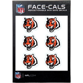 Cincinnati Bengals 6-Pack Mini-Cals Face Decals