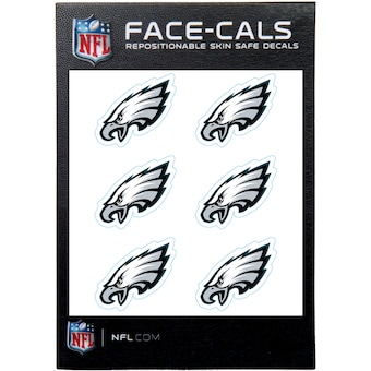 Philadelphia Eagles 6-Pack Mini-Cals Face Decals