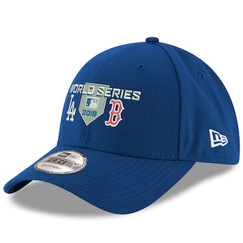 Boston Red Sox vs. Los Angeles Dodgers New Era 2018 World Series Matchup 9FORTY Adjustable Hat - Royal