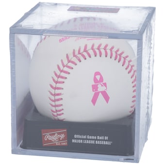 Fanatics Authentic MLB Breast Cancer Awareness Logo Baseball