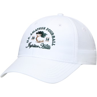 Women's 2018 U.S. Amateur Four-Ball Kate Lord White Houndstooth Tech Adjustable Hat
