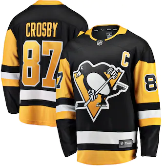 Sidney Crosby Pittsburgh Penguins Fanatics Branded Breakaway Player Jersey - Black
