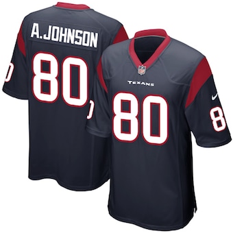 Andre Johnson Houston Texans Nike Youth Team Color Game Jersey - Navy Blue