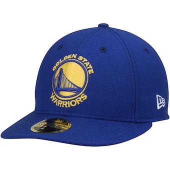 Golden State Warriors New Era Official Team Color Low Profile 59FIFTY Fitted Hat - Royal