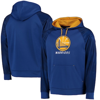 Golden State Warriors Majestic Big & Tall Armor II Pullover Hoodie - Royal
