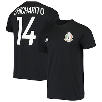 Chicharito Mexico National Team adidas Amplifier Name & Number T-Shirt - Black