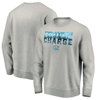 Guangzhou Charge Fanatics Branded Overwatch League Backyard View Pullover Hoodie - Heathered Gray