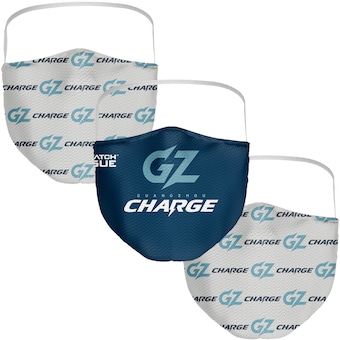 Guangzhou Charge Fanatics Branded Adult Face Covering 3-Pack