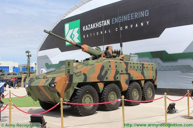 Barys 8x8 armoured infantry fighting vehicle KADEX 2016 defense exhibition Astana Kazakhstan 001