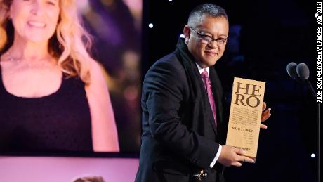 NEW YORK, NY - DECEMBER 09:  2018 CNN Hero Dr. Ricardo Pun-Chong acceots an award onstage during the 12th Annual CNN Heroes: An All-Star Tribute  at American Museum of Natural History on December 9, 2018 in New York City.  (Photo by Mike Coppola/Getty Images for CNN)