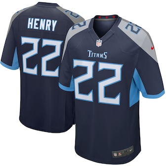 Derrick Henry Tennessee Titans Nike Youth Game Player Jersey - Navy