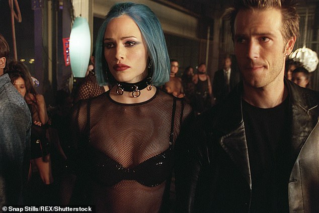 She had a vibe: Garner was a touch girl in Alias with Michael Vartan in 2001