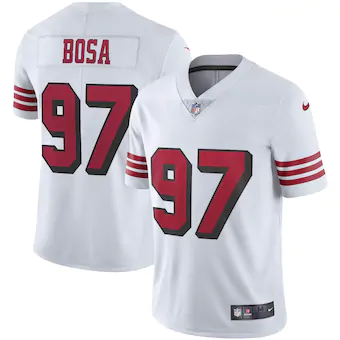 Nick Bosa San Francisco 49ers Nike Vapor Untouchable Color Rush Limited Player Jersey - White