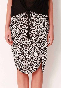 buy the latest Pasha Viscose Drape Front Skirt online