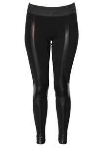 buy the latest Infinity Leather Panel Ponte Pant online