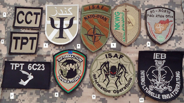 Troops on the Ground: U.S. and NATO Plan PSYOPS Teams in Ukraine badges
