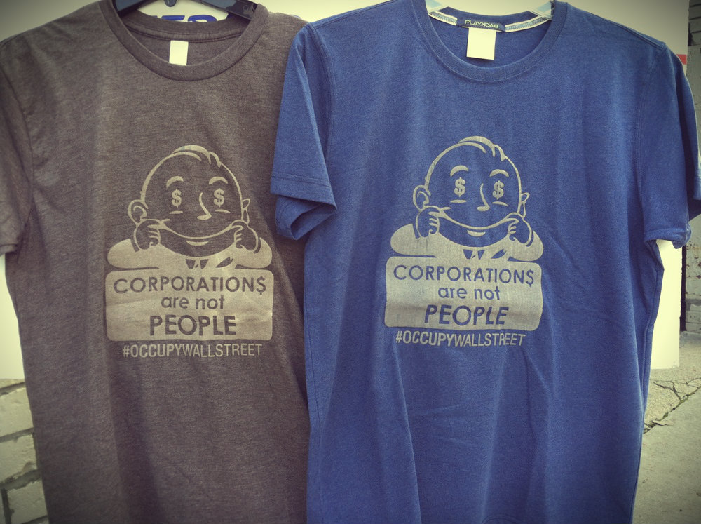 Image of Corporations Are Not People Tee