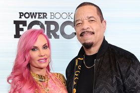 Coco Austin (L) and Ice-T attend the Power Book IV: Force Premiere at Pier 17 Rooftop on January 28, 2022 in New York City