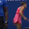 Sabalenka smashes racquet in meltdown