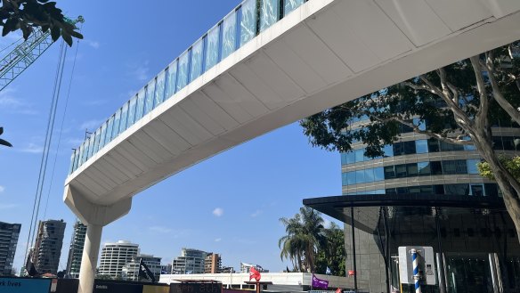 For 30 years Brisbane’s now bridge to nowhere linked into Eagle Street Pier. This weekend it will be removed.