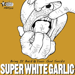 Split 7" lato Super White Garlic