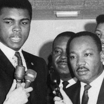 Muhammad Ali and Martin Luther King Jr.