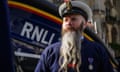 Ian Smith of the RNLI lifeboat station in Borth, Wales at Westminster Abbey, 4 March 2024