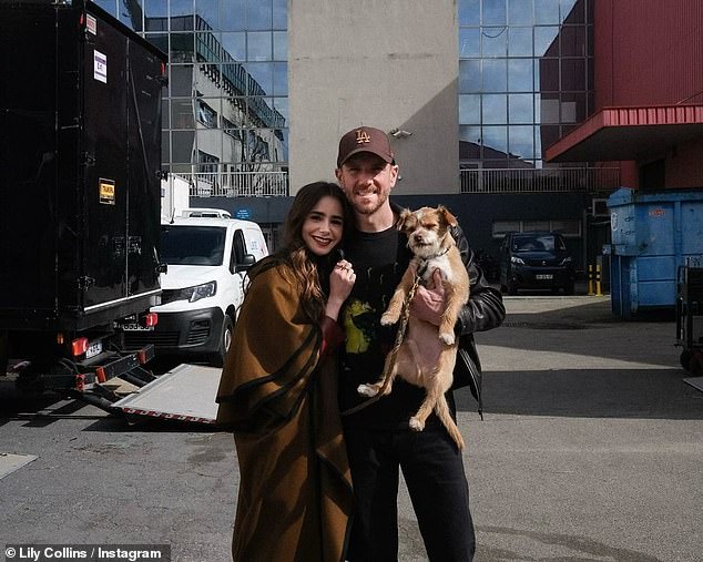 Once she recovered from the shock of the Spice Girls' post, she continued to celebrate her birthday with her husband Charlie McDowell and their very cute dog Redford