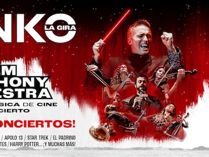 Cartel promocional de la gira 'Henko' de la Film Symphony Orchestra.