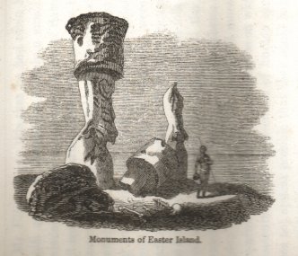 Early images of Easter Island.