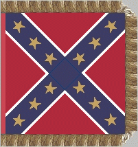 Prototype Battle Flag madeby Hetty Cary for General Joseph E. Johnston.