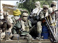 Chadian government soldiers