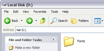 locked folder in Windows XP
