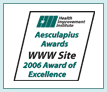 MerckSource received the 2006 WWW site Award of Excellence from the Health Improvement Institute.  This award honors excellence in health communications.