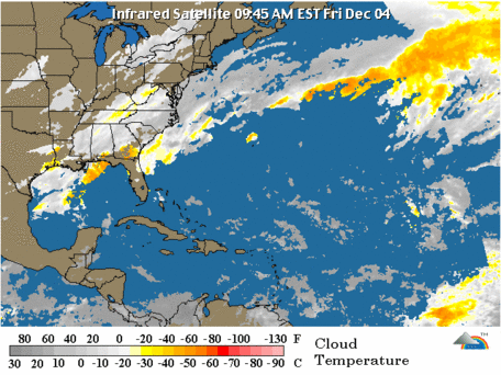 hurricane satellite map