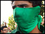An opposition protester in Tehran, Iran (17 June 2009)