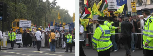 Jerusalem Day demonstration in central London
