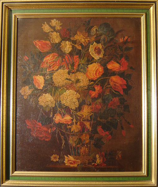 Copie par Michel Mancini du Bouquet aux hortensias d'après Juan de Arellano