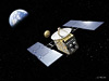 An illustration of the Hayabusa probe.