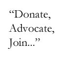 donate, advocate,join